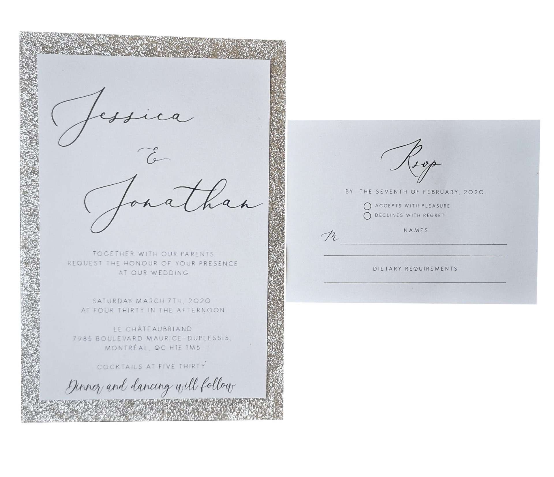 mariage card